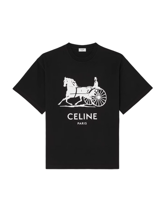 Celine T-SHIRT IN COTTON JERSEY