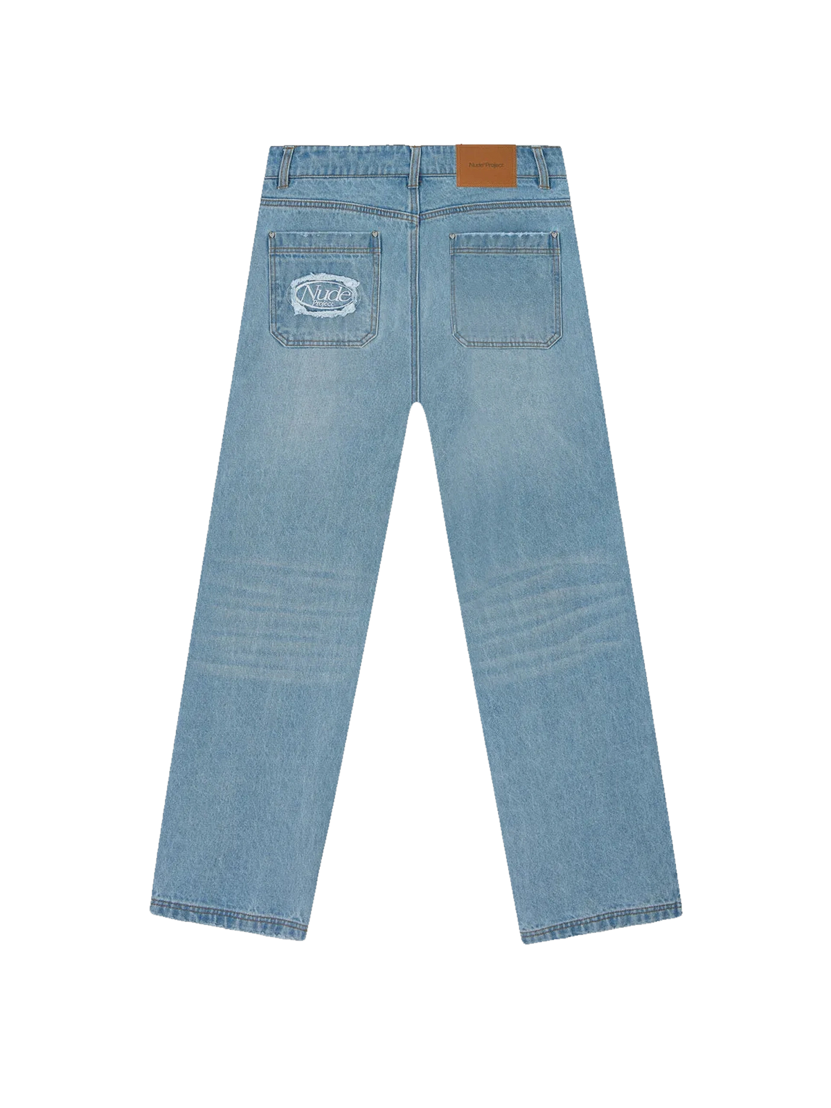 Nude Project Basic Baggy Jeans — Light Wash