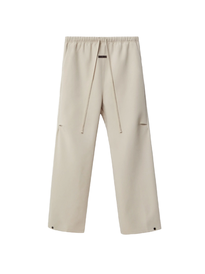 Fear of God Essentials Bonded Canvas Work Pants — Timber
