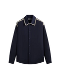 Crochet Detail Apolo Shirt — Nocturnal