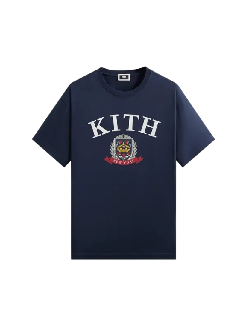Kith New York Crest Tee — Navy