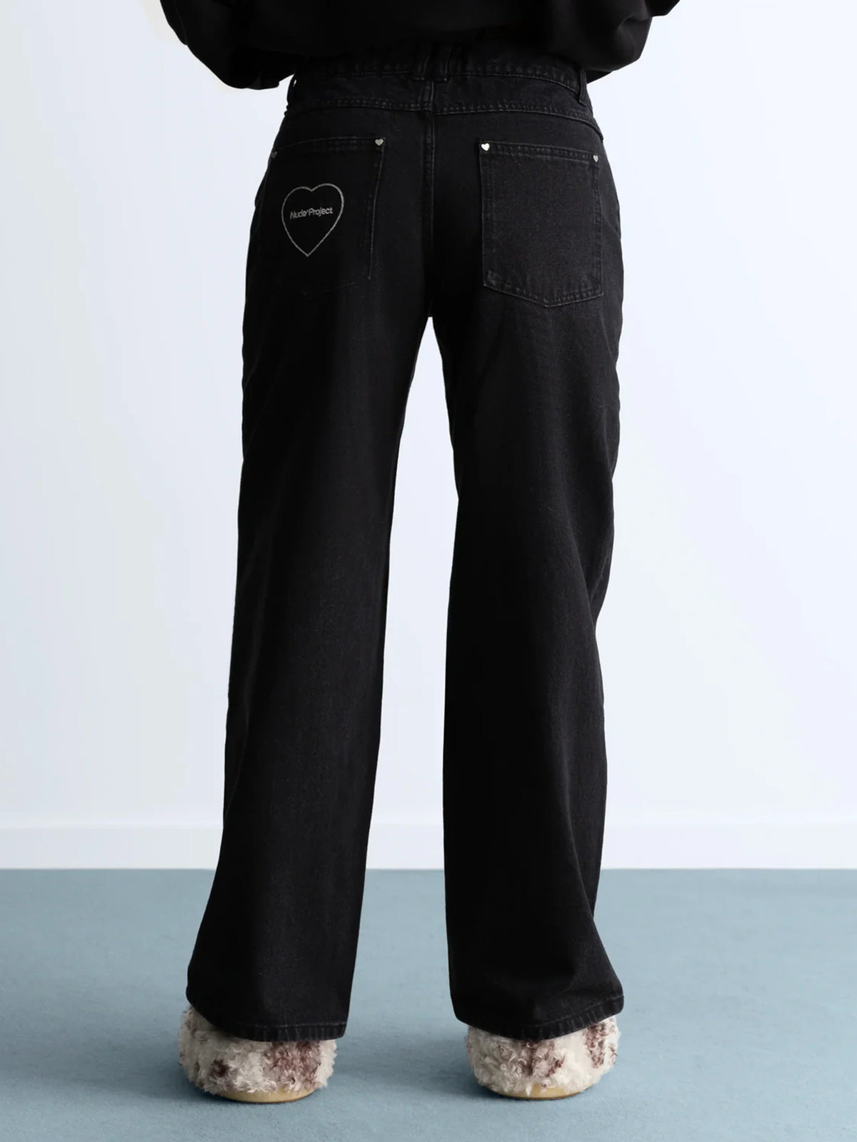 Nude Project Old Baggy Woman Jeans Black