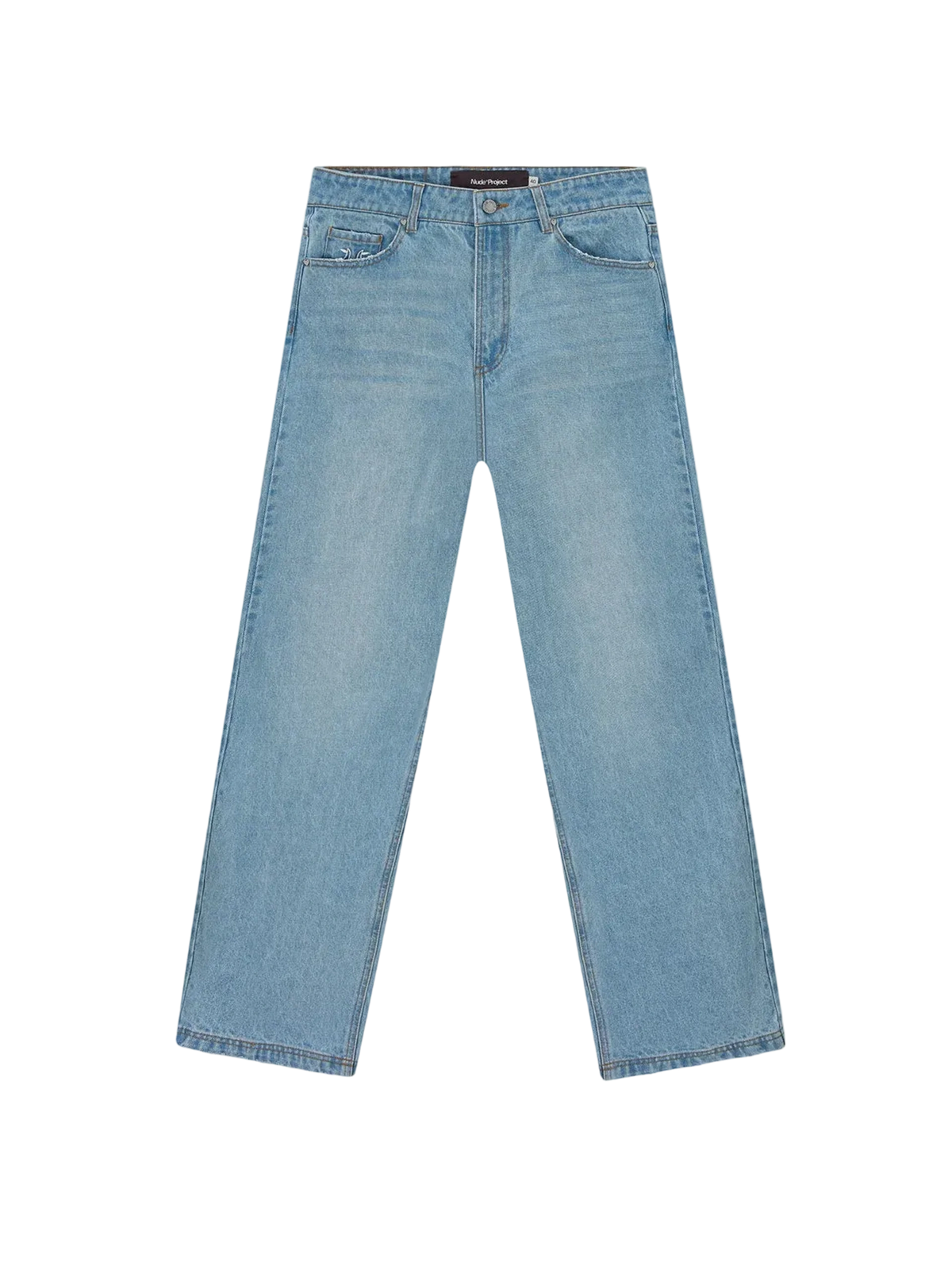 Nude Project Basic Baggy Jeans — Light Wash
