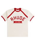 Rhude Cyclin Raglan T-Shirt — Red