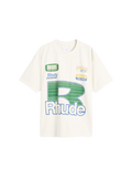 Vintage White Roadway Racing Tee