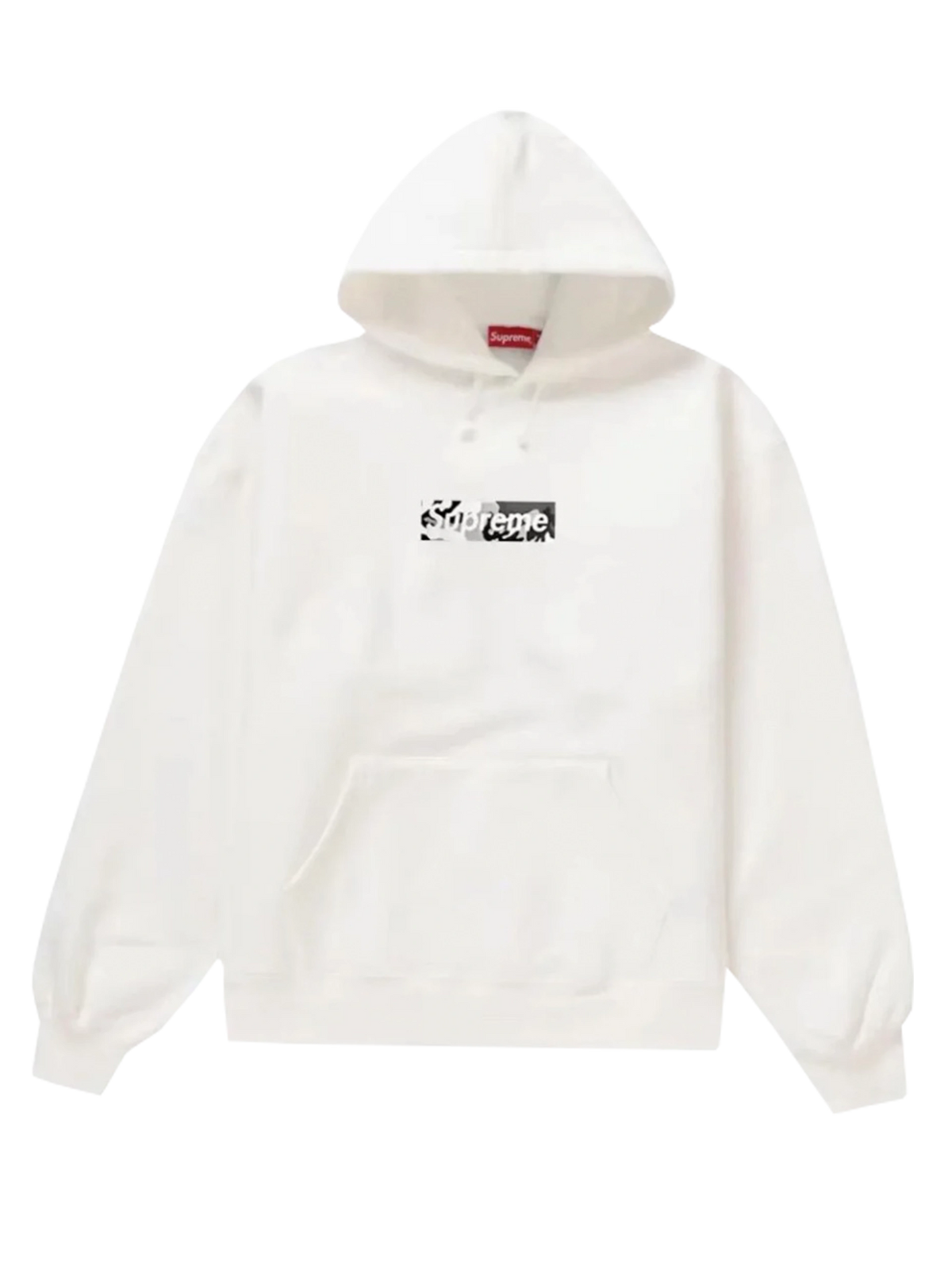 Supreme Miami Box Logo “SS25” Hoodie — White