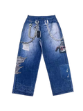 Triple Sevens 2D Denim Jeans — Medium Blue