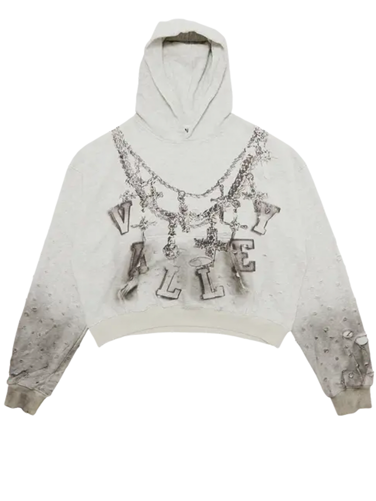 Vale Forever Big Chain Hoodie — Dirty Heather