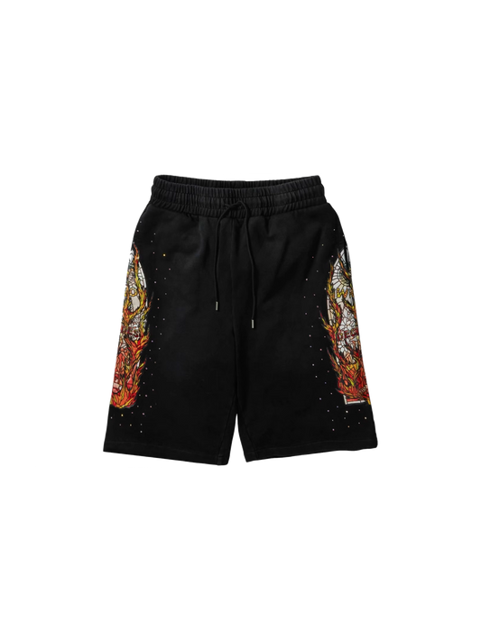 Who Decides War Flame Glass Lounge Short