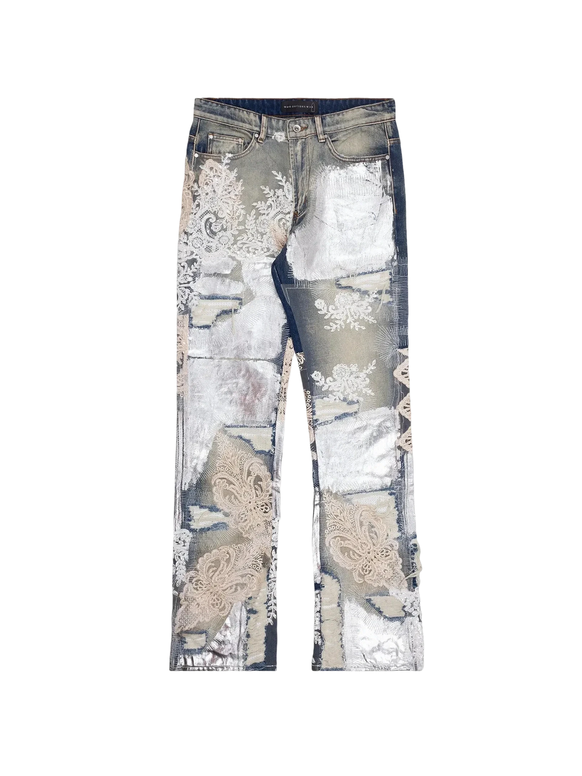 Who Decides War Metal Lace Denim — Sky