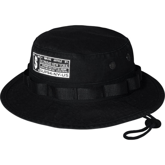 SUPREME MILITARY BOONIE (BLK)