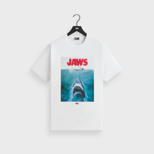 Kith for JAWS Main Poster Vintage Tee  WITHE