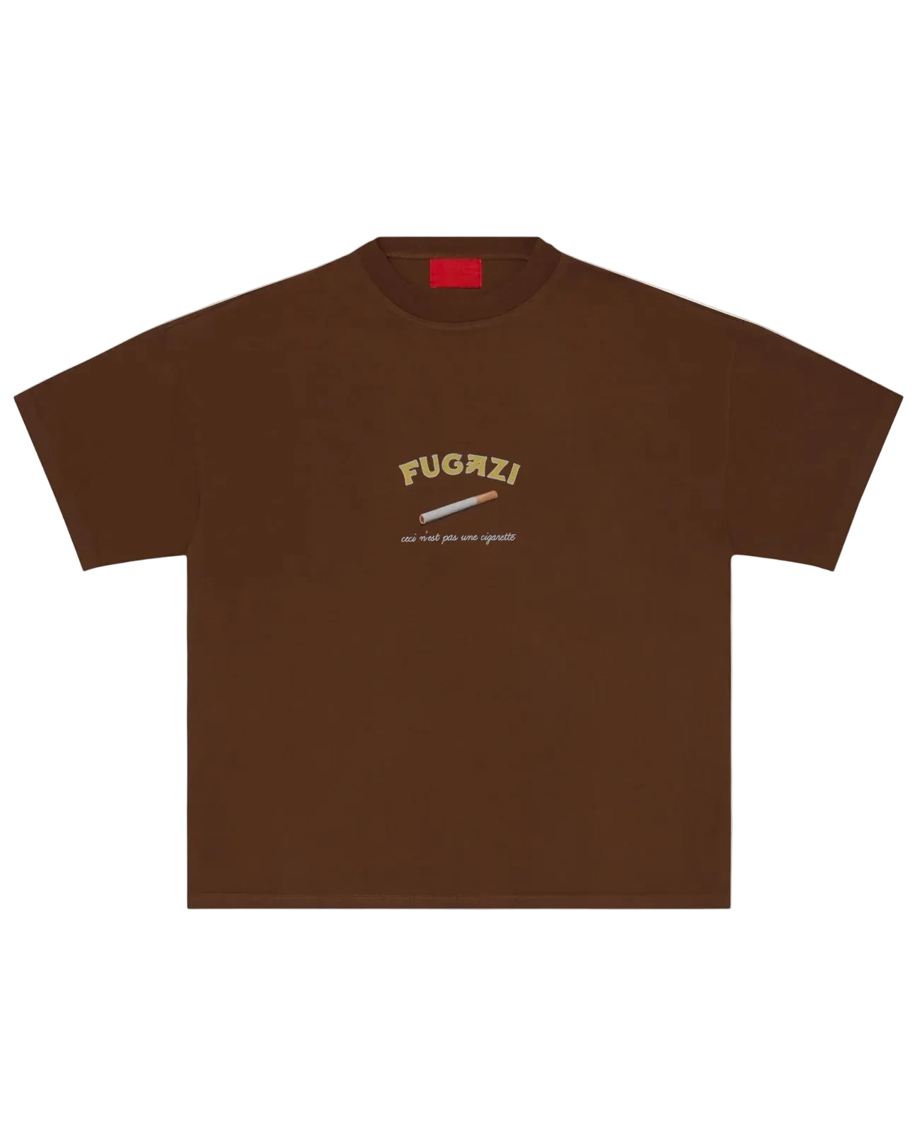 Fugazi - Cigarette tee brown
