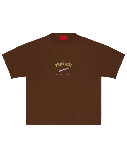Fugazi - Cigarette tee brown