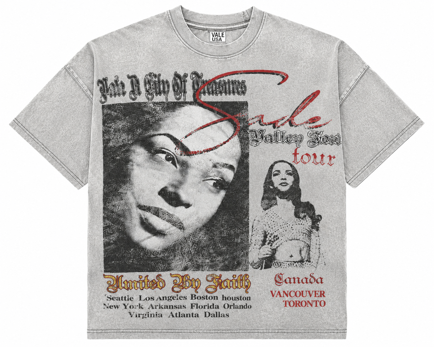 Vale Forever Valley Tour Gray Tee 'Gray'