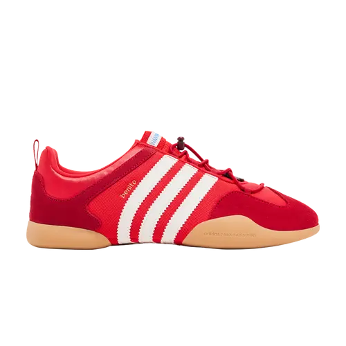 Bad Bunny x adidas Ballerina "Vivid Red", side view