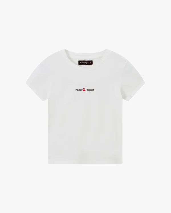 Nude Project Logo Tee White