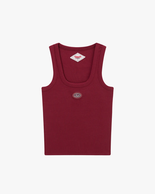 Sophisticated Pleasure Tank Top Burgundy