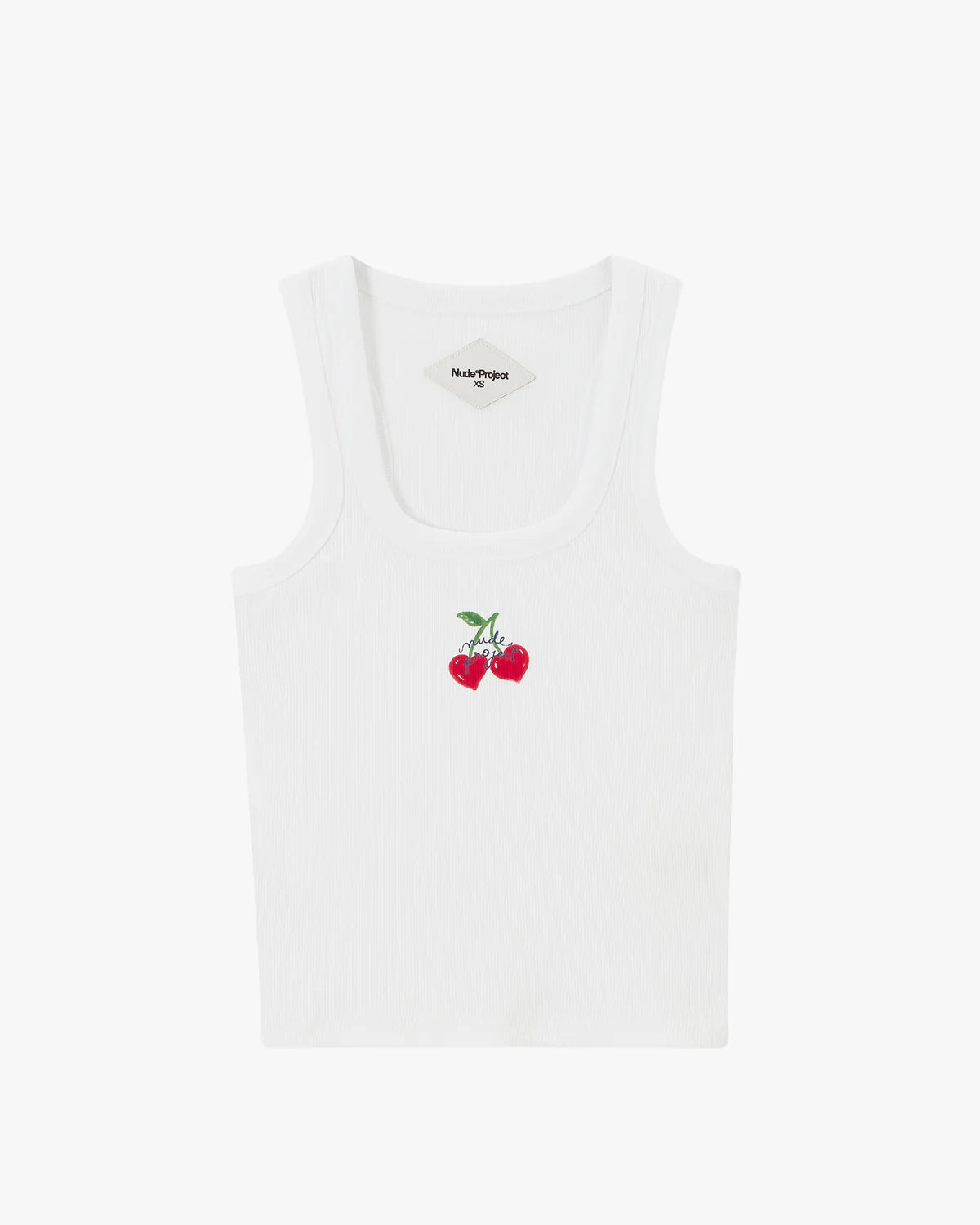 Nude Project Berry Tank Top White