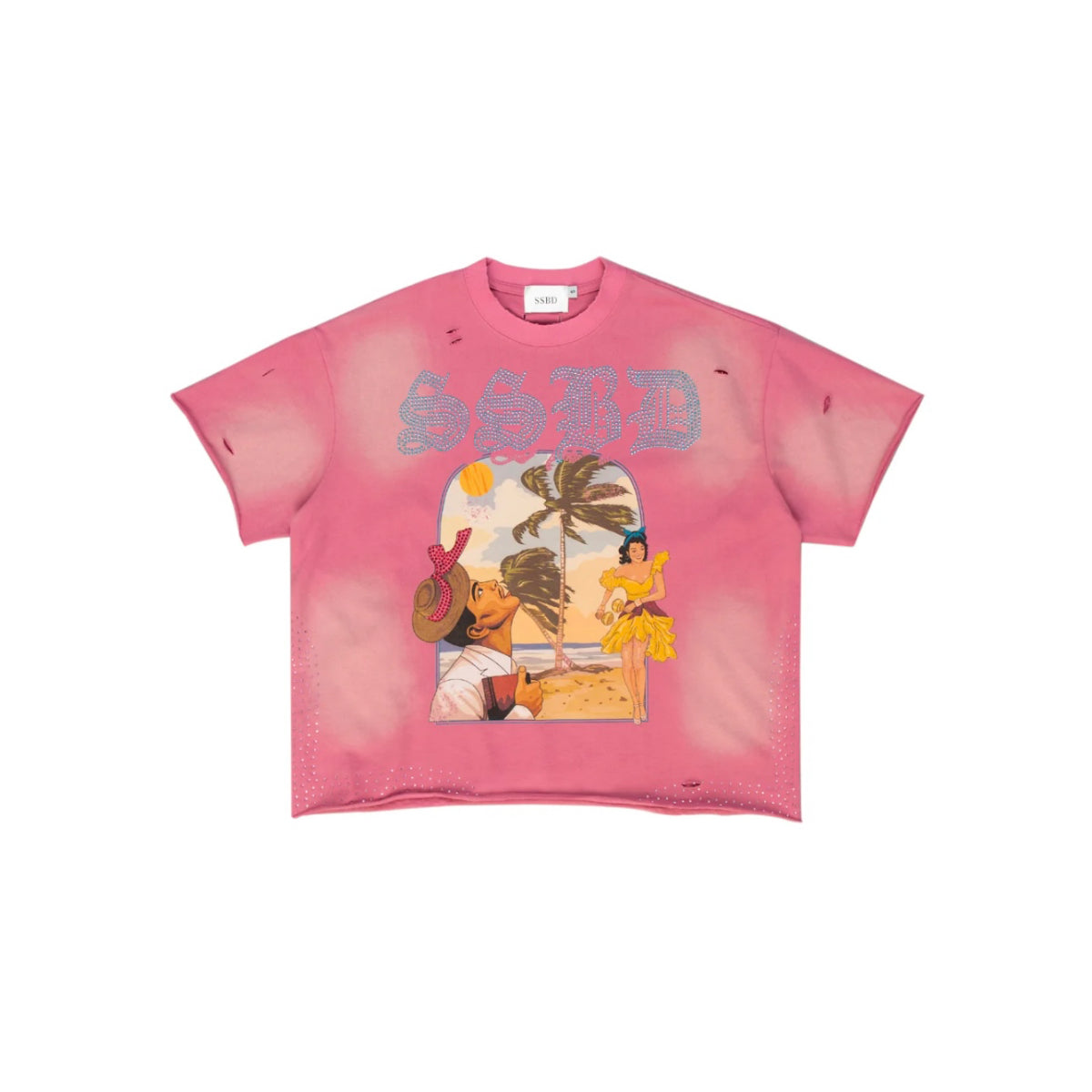 SSBD PINK PLAYA TEE