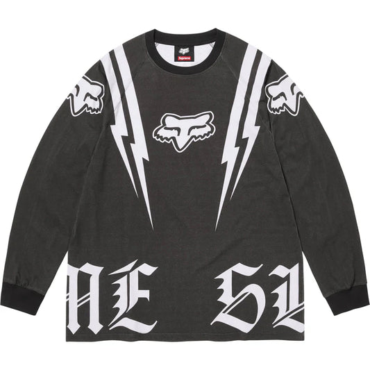 SUPREME X FOX RACING L/S TOP (BLACK)