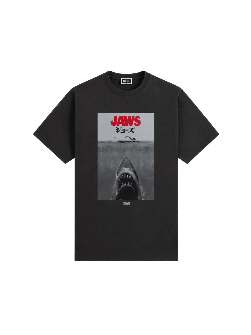 Kith for JAWS Japanese Poster Vintage Tee — Black