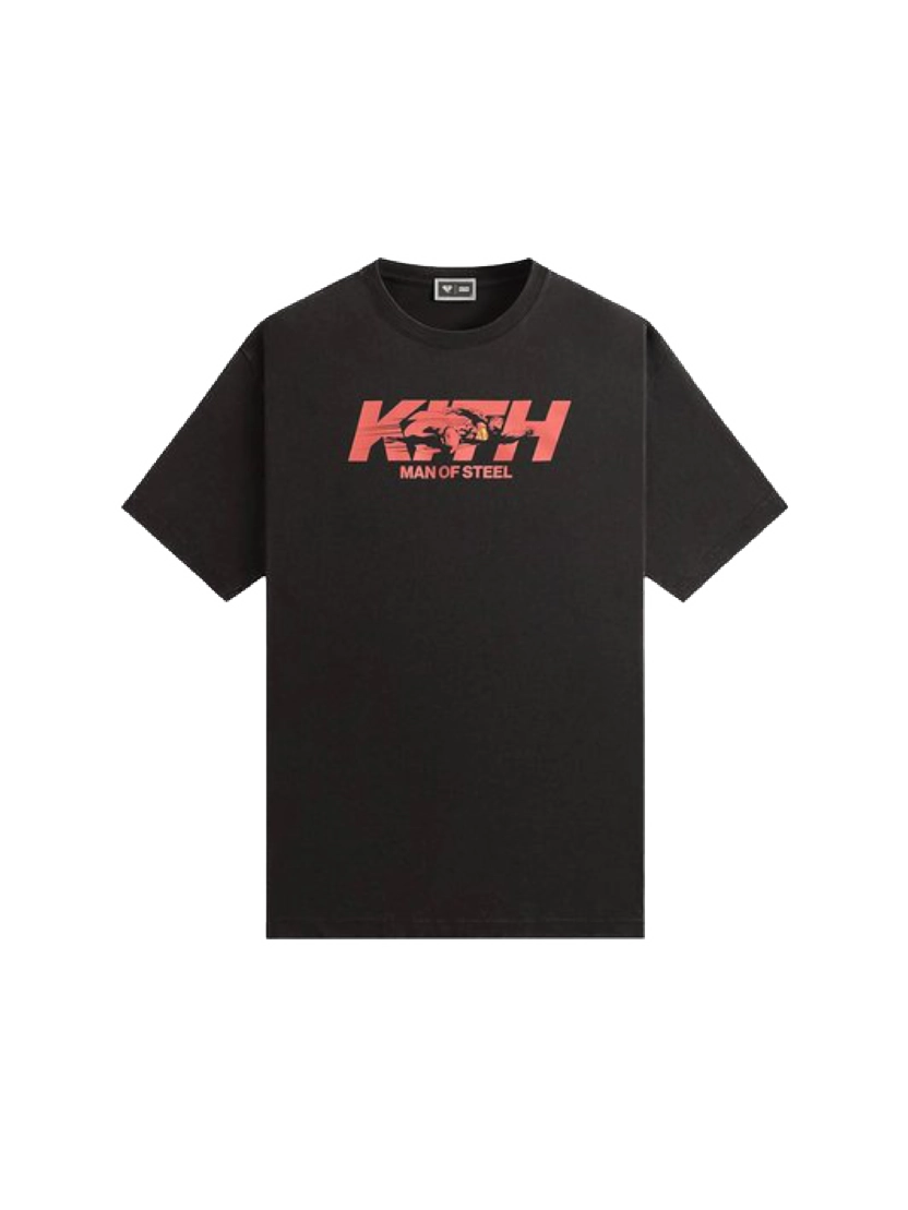Kith x Superman Man of Steel Vintage Tee — Black