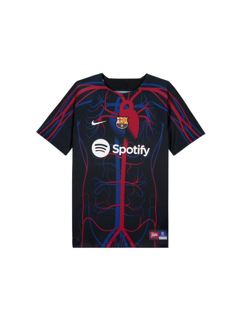 Nike FC Barcelona Academy Pro x Patta “Culers del Món” Pre-Match Jersey — Black/White