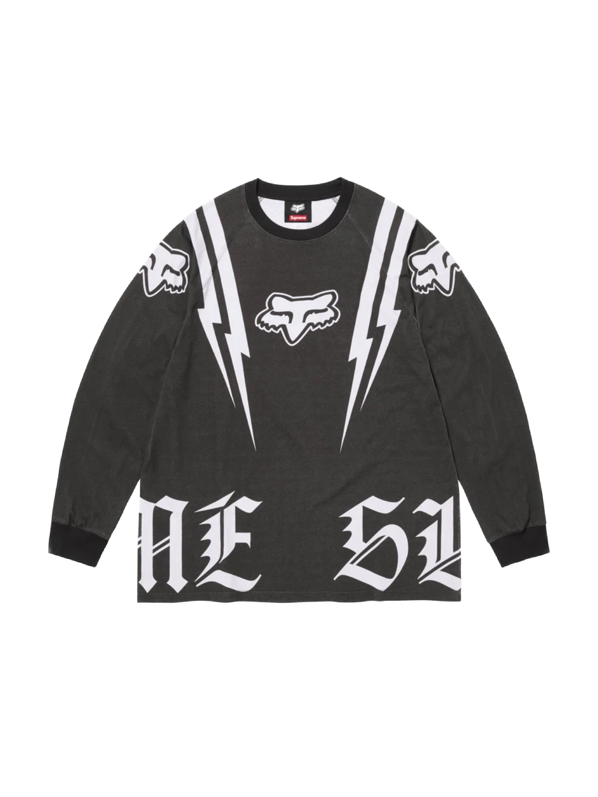 Supreme x Fox Racing L/S Top — Black