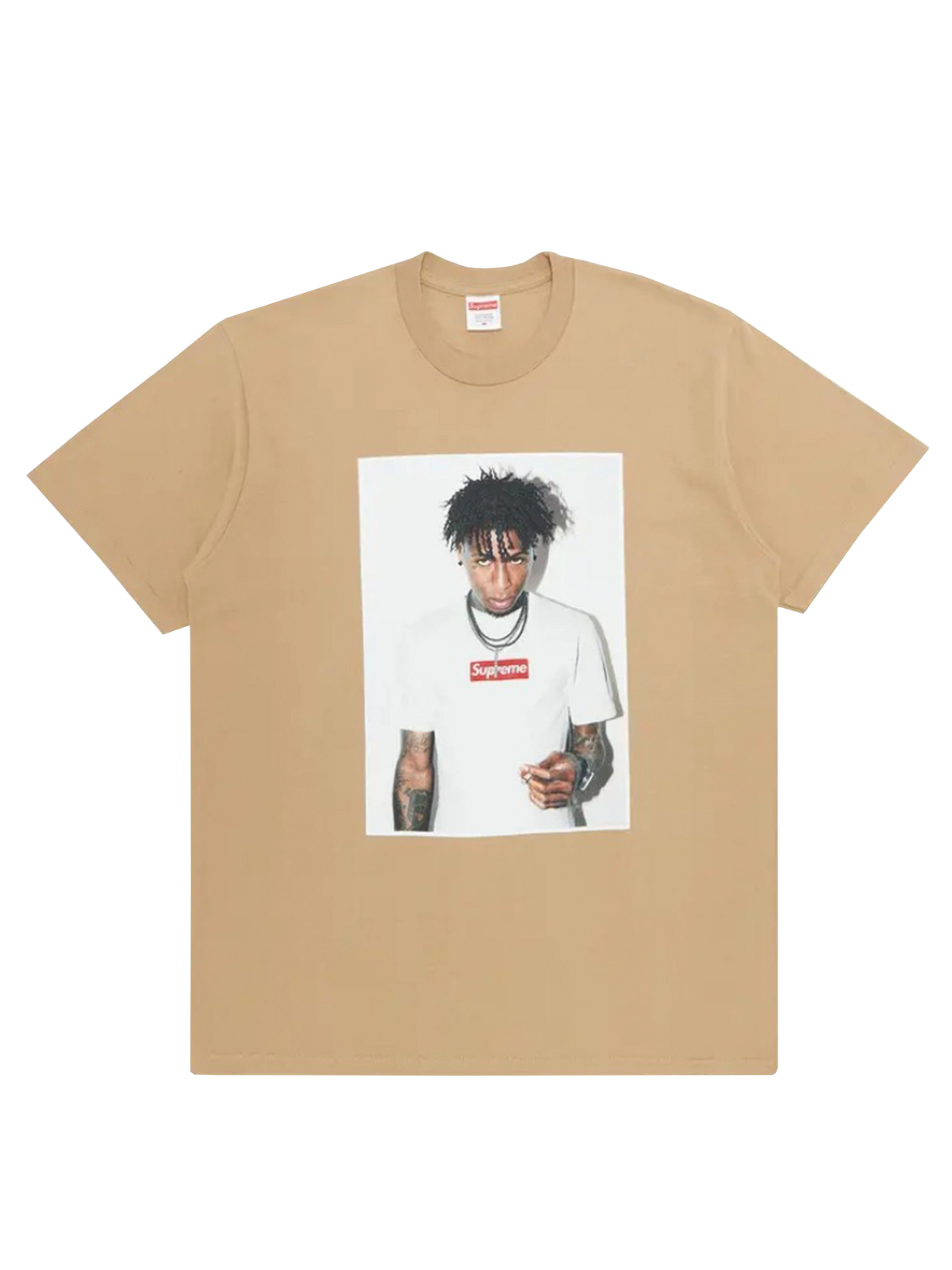 Supreme NBA YoungBoy Tee — Khaki