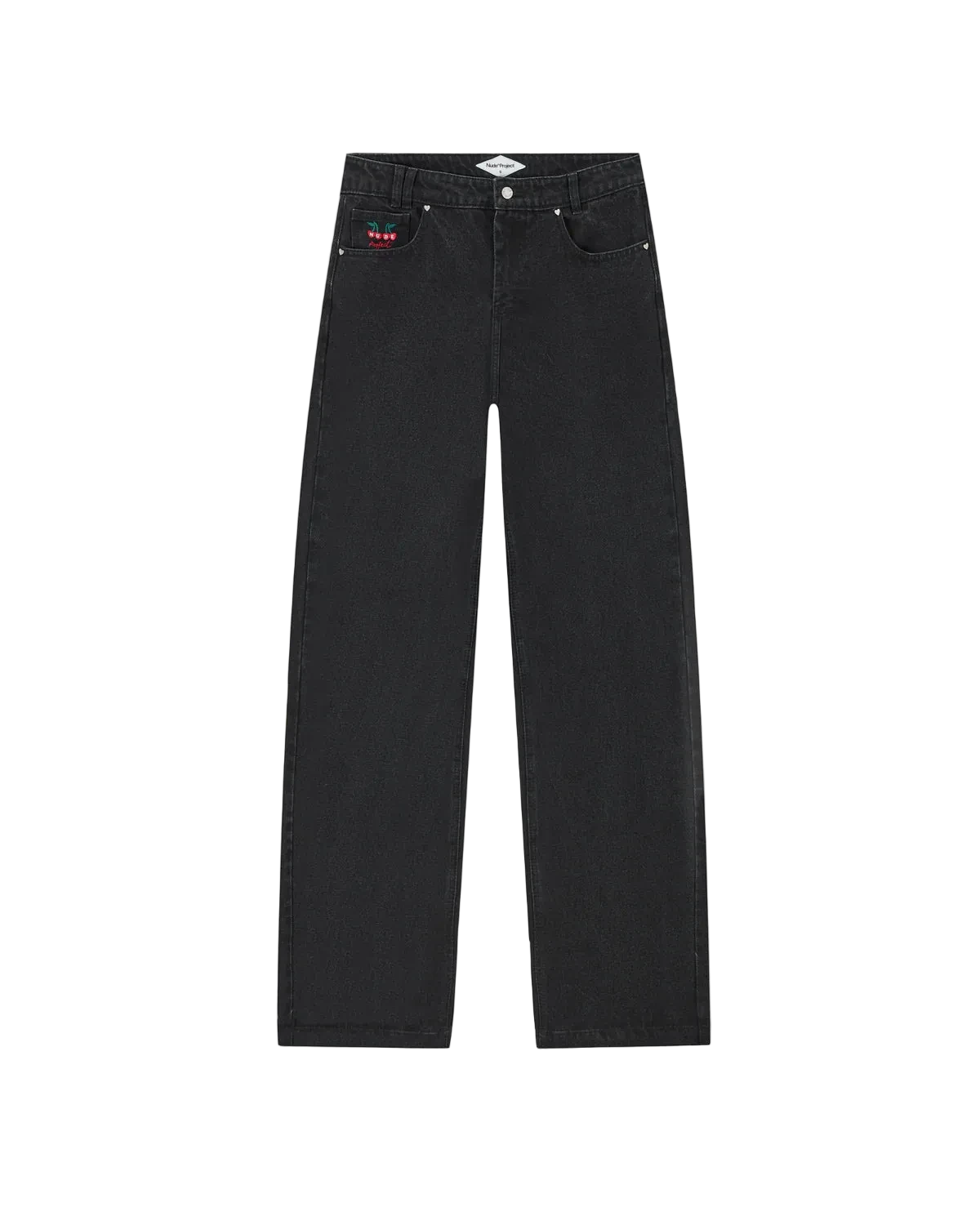 Old Baggy Woman Jeans Black