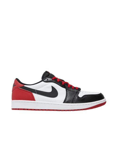 Air Jordan 1 Retro Low OG "Black Toe", side view