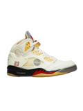 Off-White x Air Jordan 5 Retro SP "Sail"