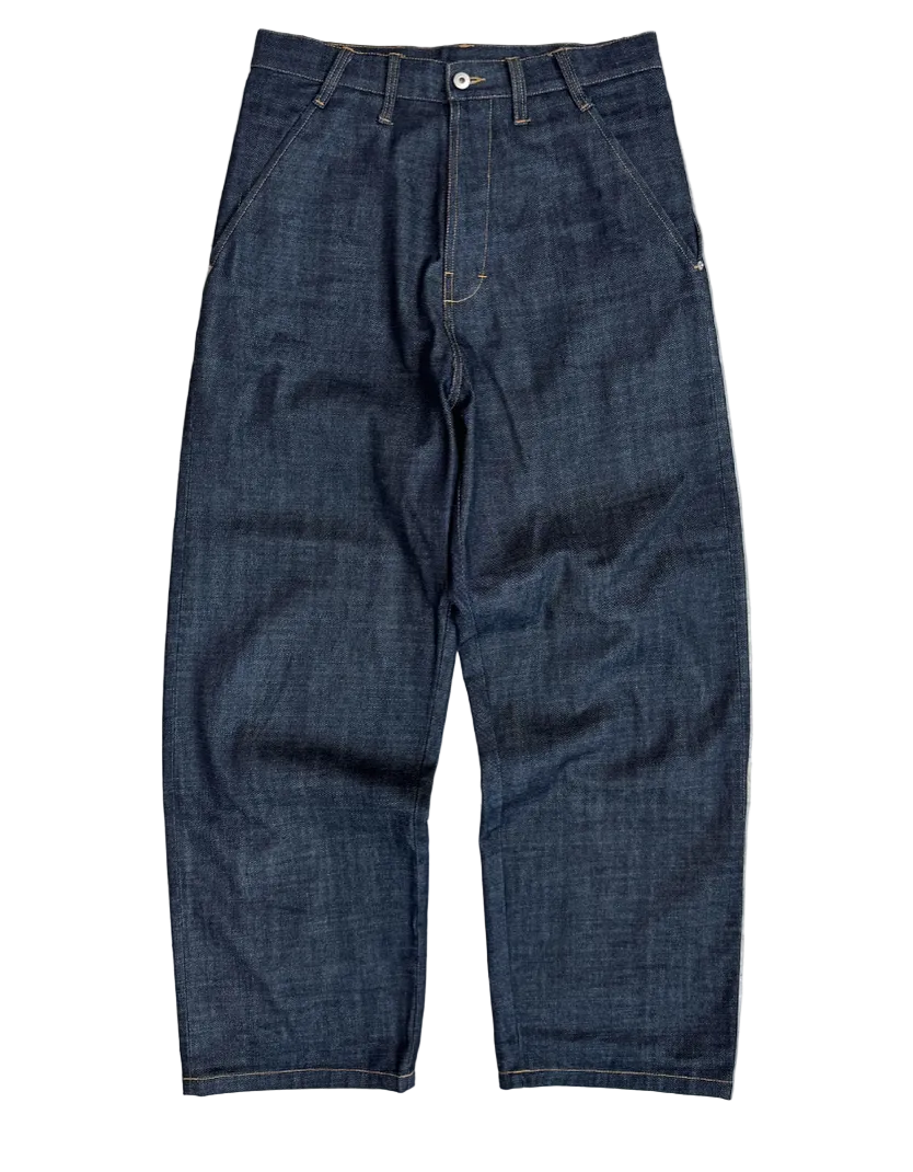 Selvedge Unwashed Denim Dark Indigo