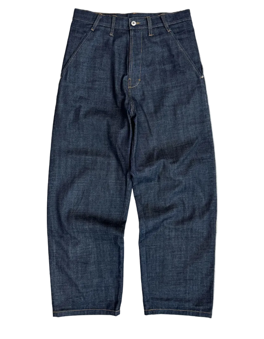 Selvedge Unwashed Denim Dark Indigo