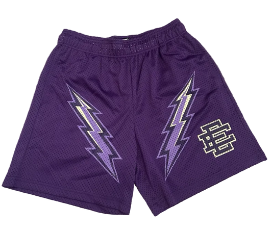 Eric Emanuel EE “Purple Bolt” Shorts
