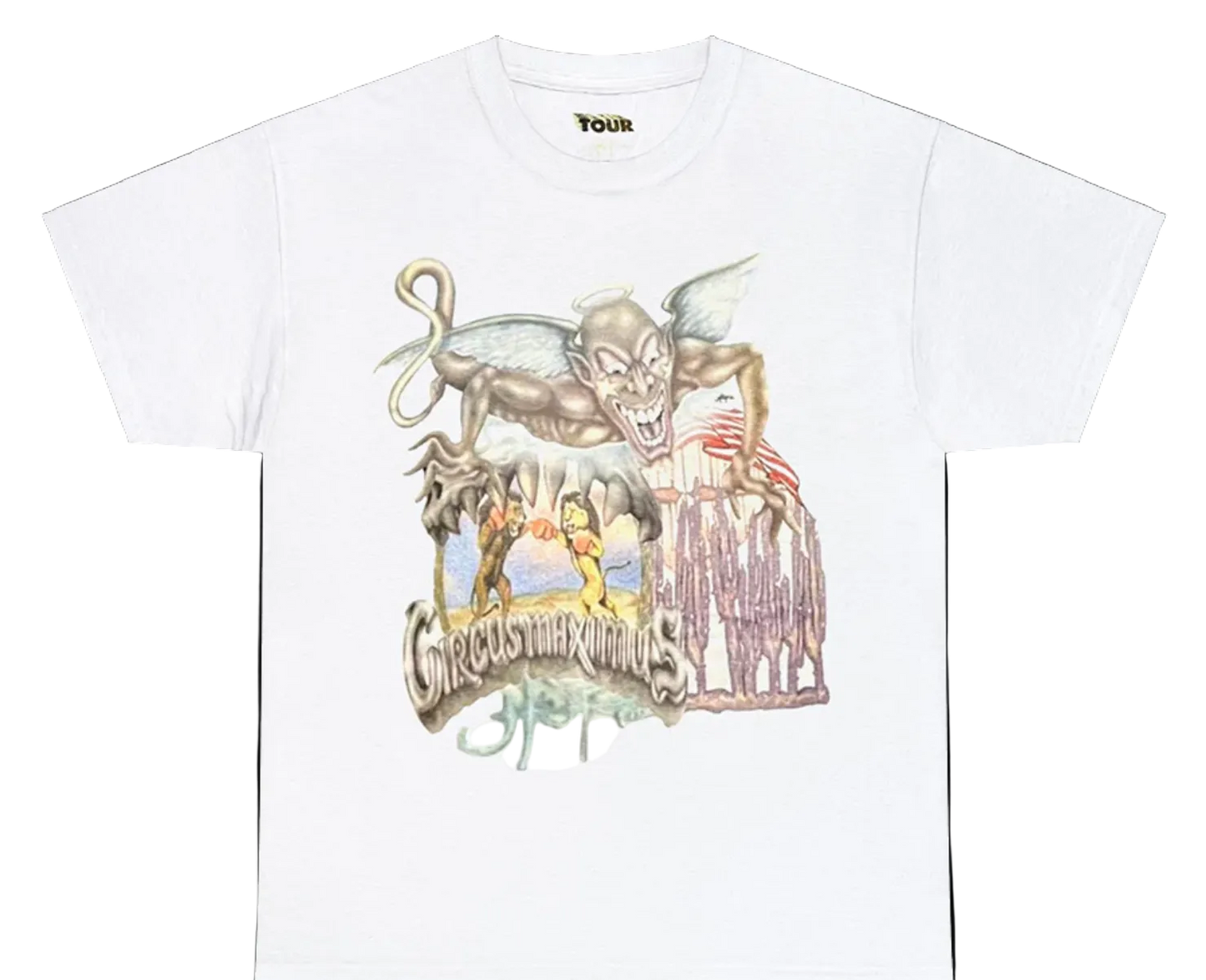 CIRCUS MAXIMUS TOUR 2023 TEE WHITE