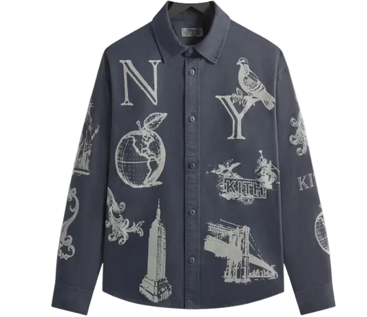 Kith NY Symbols Graphic Apollo Shirt - Nocturnal