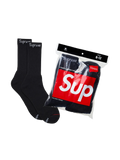 Supreme Crew Socks — Black