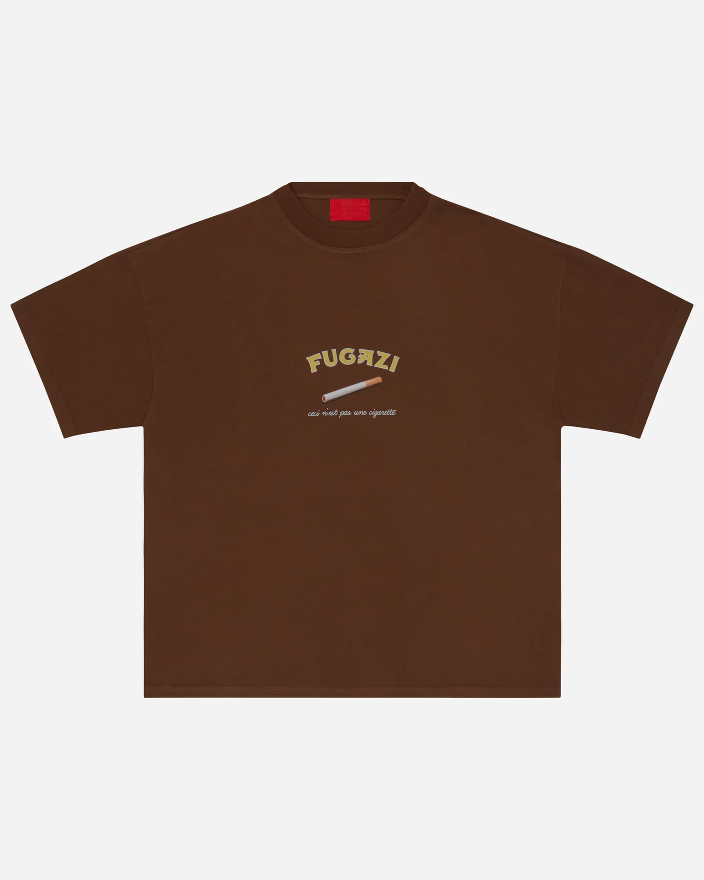 CIGARETTE TEE BROWN