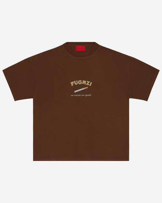 CIGARETTE TEE BROWN