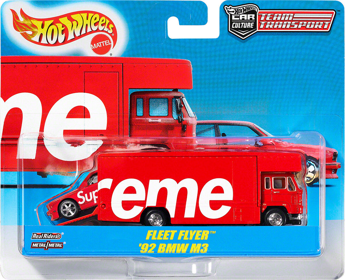 Supreme Hot Wheels Fleet Flyer + 1992 BMW M3