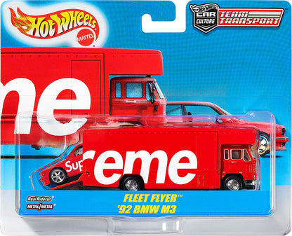Supreme Hot Wheels Fleet Flyer + 1992 BMW M3